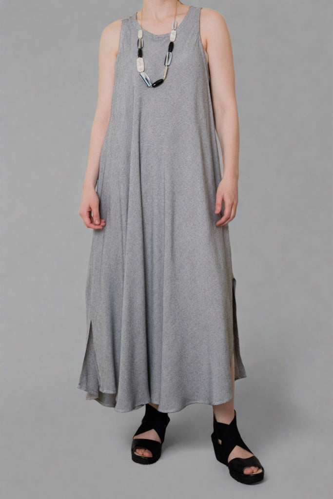 Bias Cut Dress - Grey - Dairi - The Wardrobe