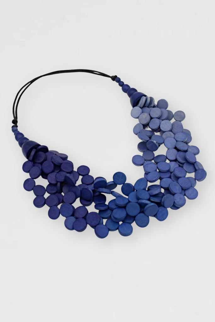 Ombre Blue Necklace - Sylca - The Wardrobe
