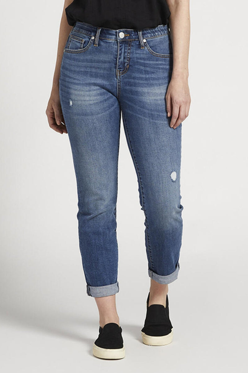 Blue girlfriend sale jeans