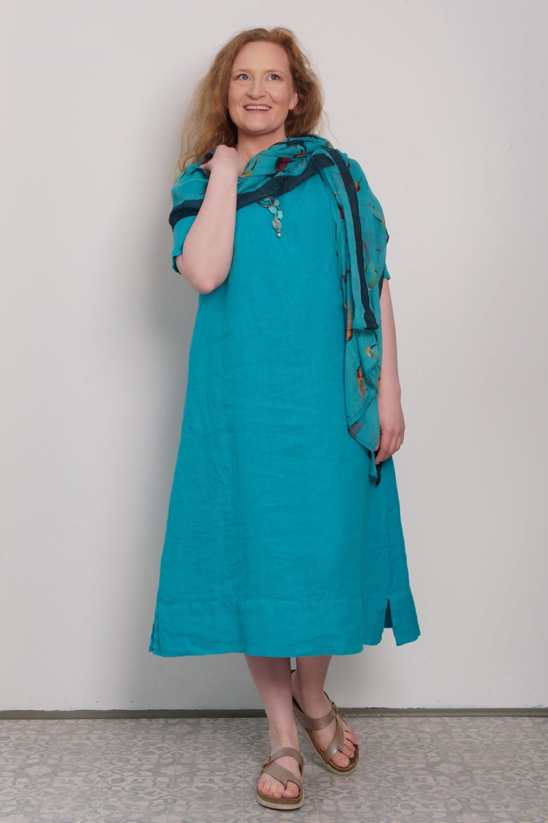 Cut loose linen hot sale dress