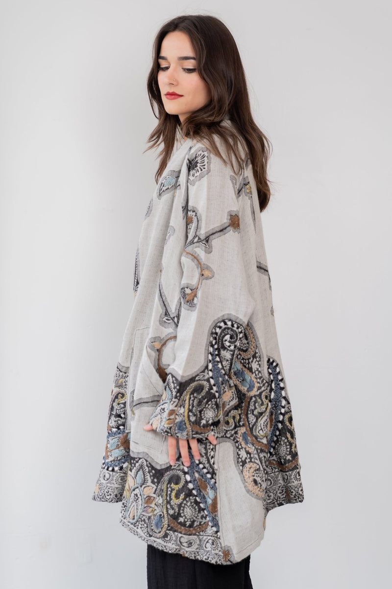 Embroidered Wool Jacket Queenie The Wardrobe