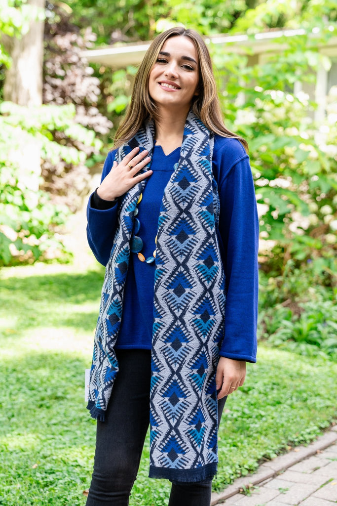 Abstract Scarf - Parsley & Sage - The Wardrobe