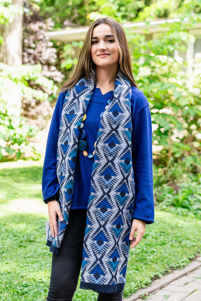 Abstract Scarf - Parsley & Sage - The Wardrobe