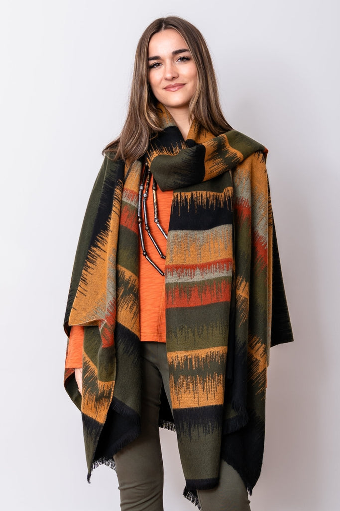 Adria Poncho - Parsley & Sage - The Wardrobe