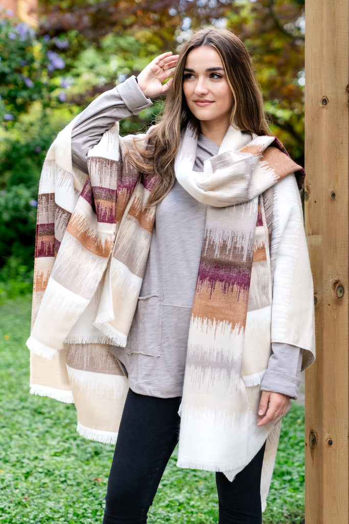 Adria Poncho - Parsley & Sage - The Wardrobe