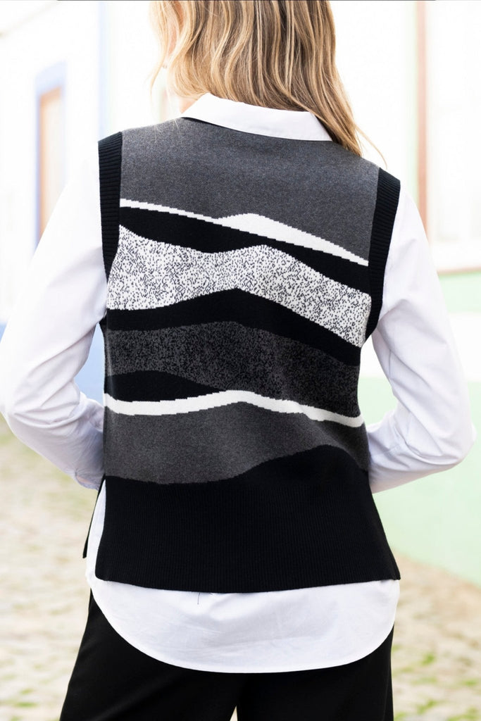 Ainsley Vest - Marble - The Wardrobe