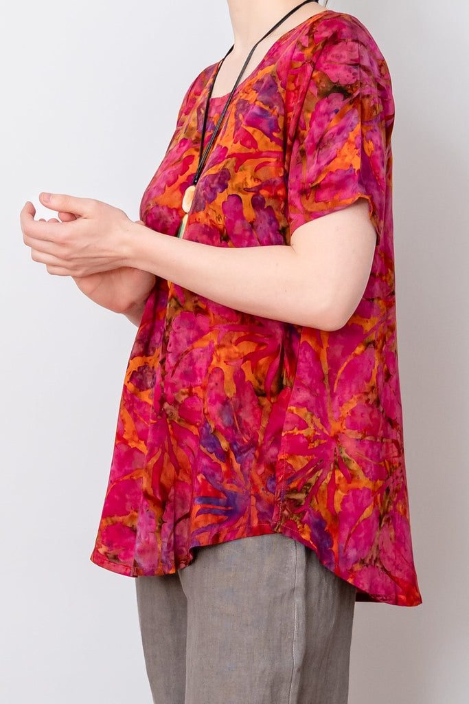 Batik Voile T-Shirt - Wardrobe Style - The Wardrobe