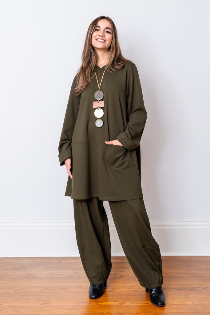 Bjork Tunic - Olive - NOEN - The Wardrobe