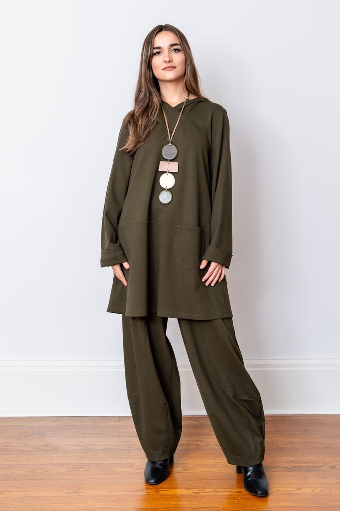 Bjork Tunic - Olive - NOEN - The Wardrobe
