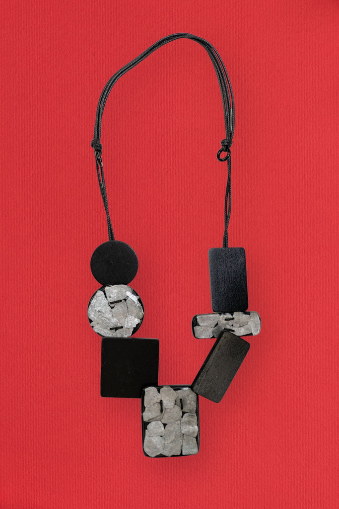 Black Deco Necklace - The Wardrobe - The Wardrobe