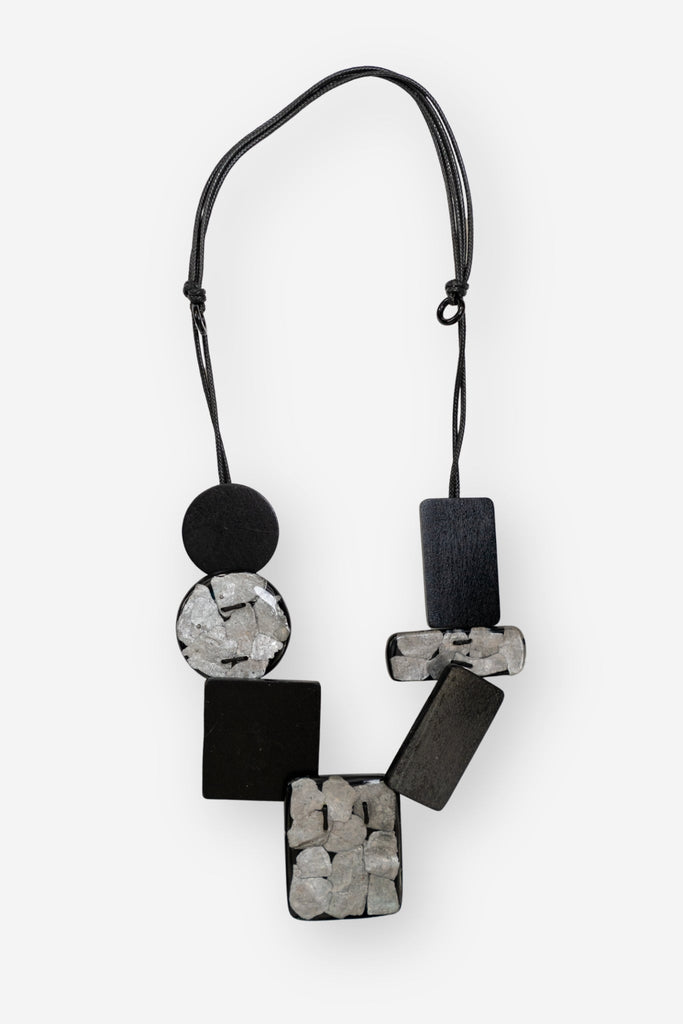 Black Deco Necklace - The Wardrobe - The Wardrobe