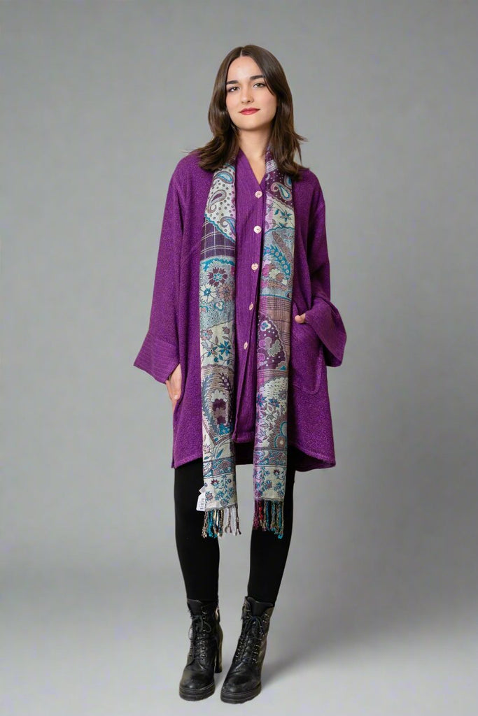 Bouclé Button Jacket - Violetta - Dairi - The Wardrobe