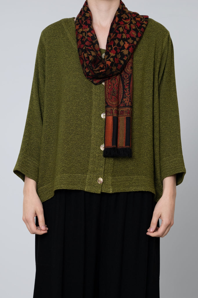 Bouclé Short Jacket - Avocado - Dairi - The Wardrobe