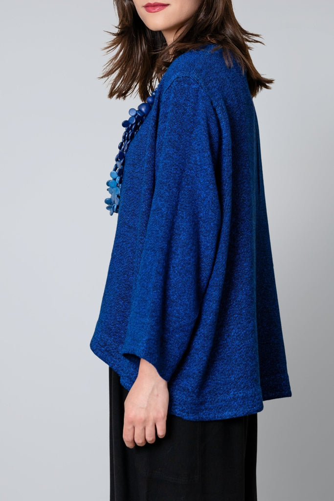 Bouclé Short Jacket - Electric Blue - Dairi - The Wardrobe