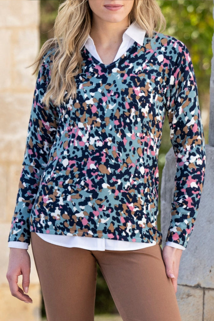 Breen Sweater - Marble - The Wardrobe