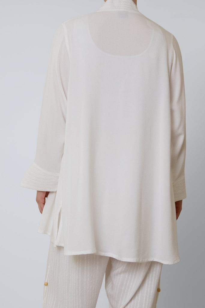 Cardigan - White - Dairi - The Wardrobe