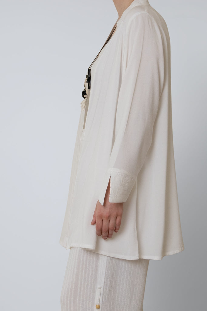 Cardigan - White - Dairi - The Wardrobe