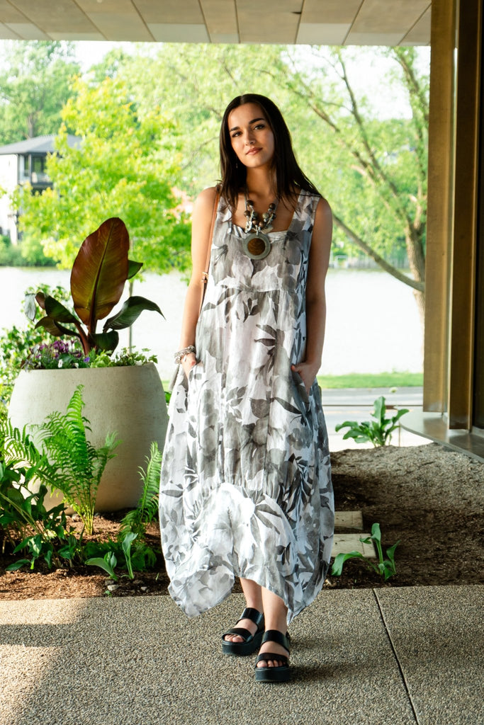 Carla Linen Dress - Linen Luv - The Wardrobe