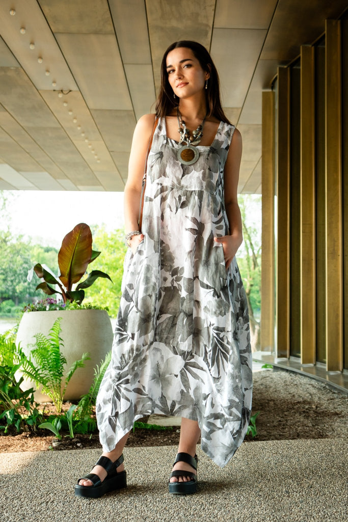 Carla Linen Dress - Linen Luv - The Wardrobe