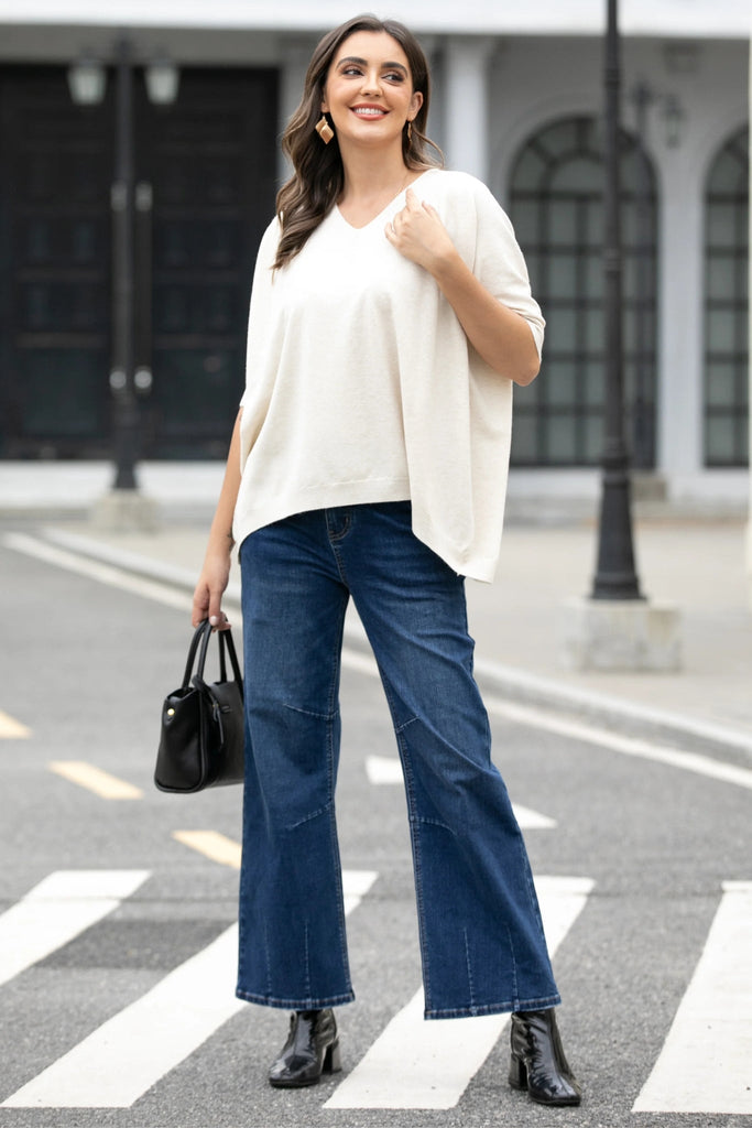 Catherine Sweater Top - Orange Fashion - The Wardrobe