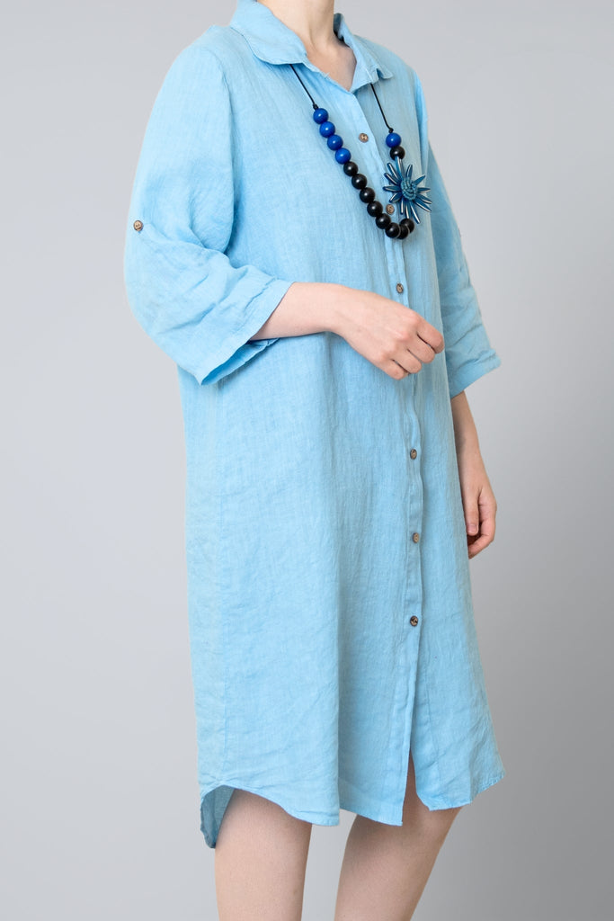 Claudia Linen Shirt Dress - Fashion Sense - The Wardrobe