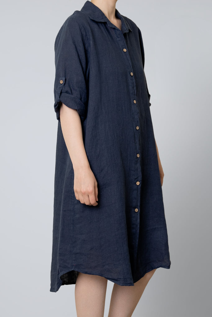 Claudia Linen Shirt Dress - Fashion Sense - The Wardrobe