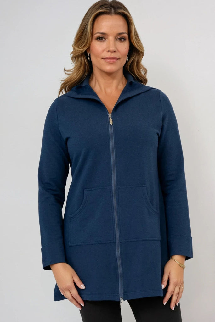 Cortes Jacket (Bamboo Fleece) - Blue Sky - The Wardrobe