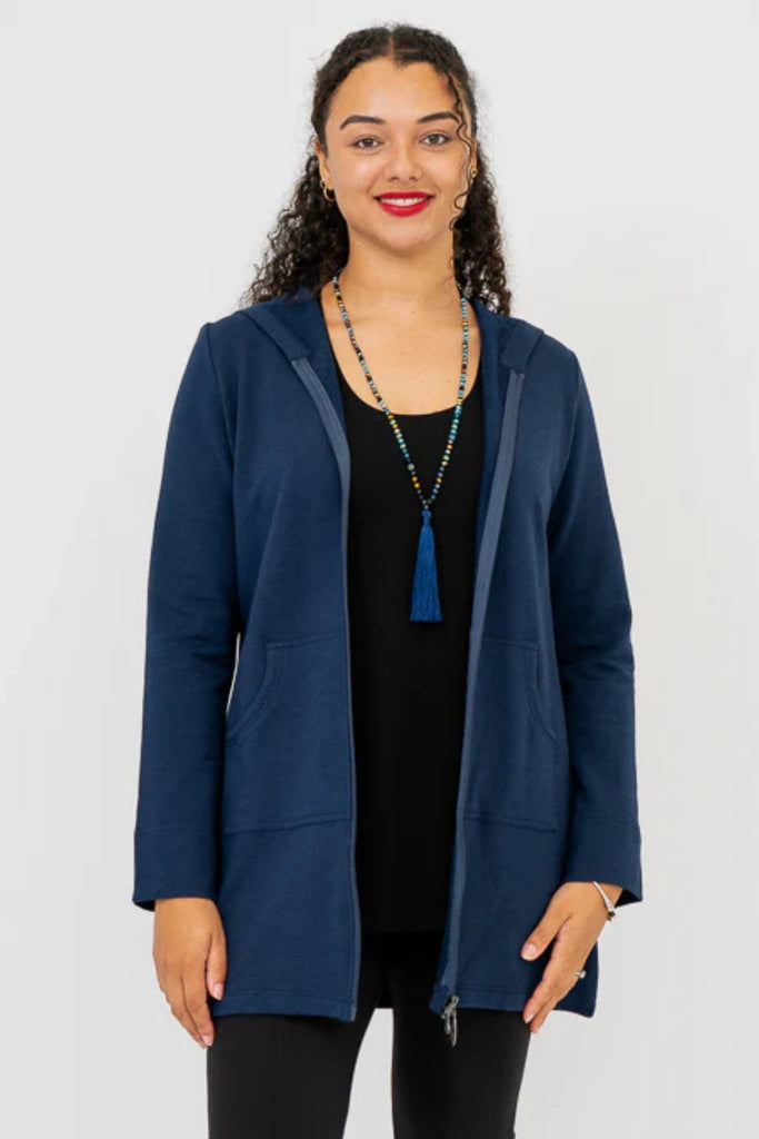Cortes Jacket (Bamboo Fleece) - Blue Sky - The Wardrobe