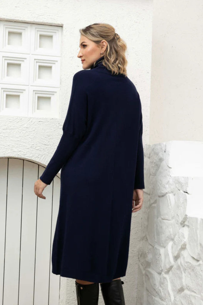 Cozy Maxi Sweater Dress - Orange Fashion - The Wardrobe