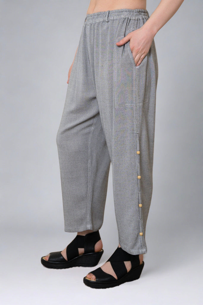 Crop Pant - Grey - Dairi - The Wardrobe