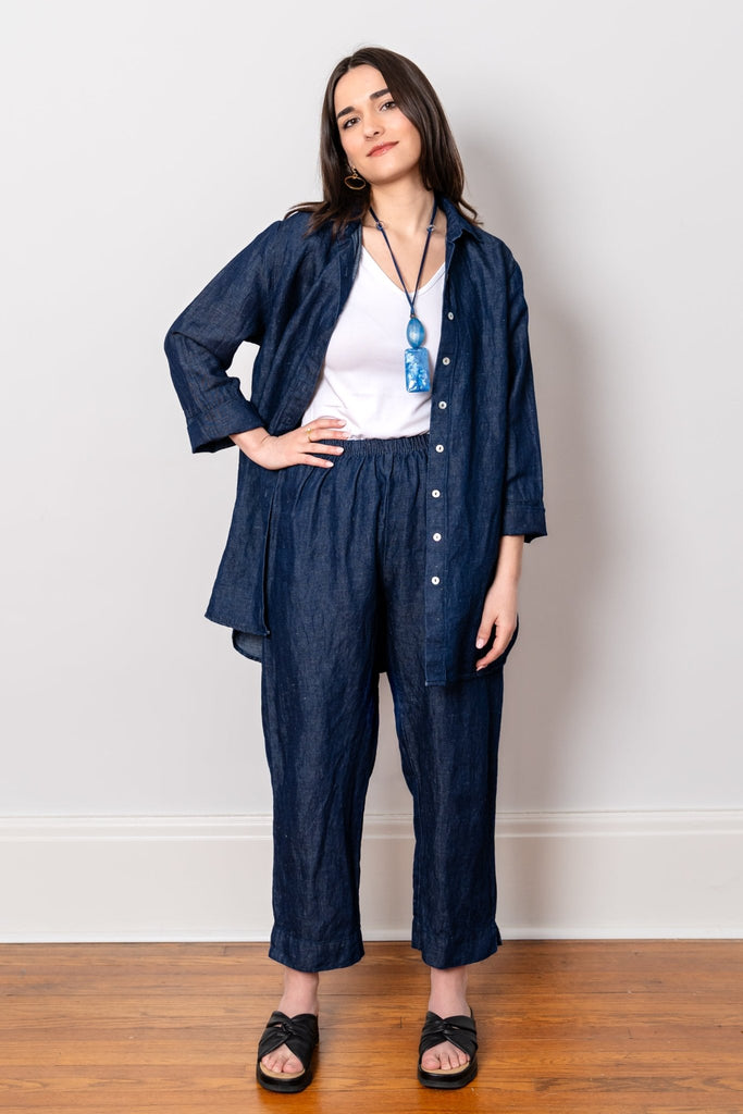 Cutloose Easy Shirt - Flax Denim - Cutloose - The Wardrobe