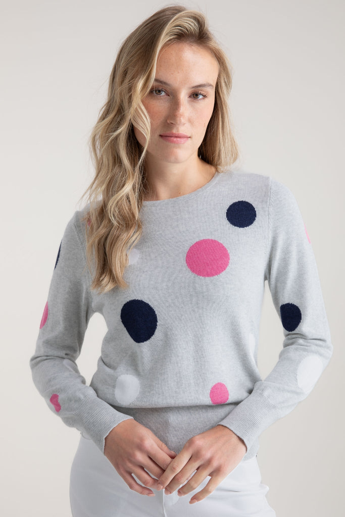 Dedra Dottie Sweater - Marble - The Wardrobe