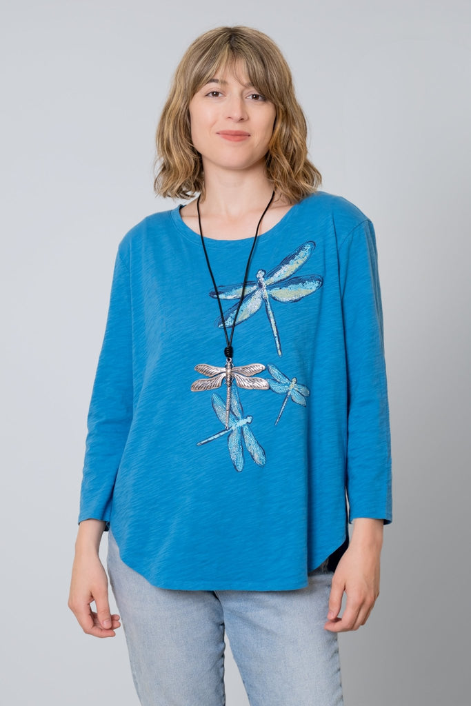 Dragonfly Cotton Tee - Escape by Habitat - The Wardrobe