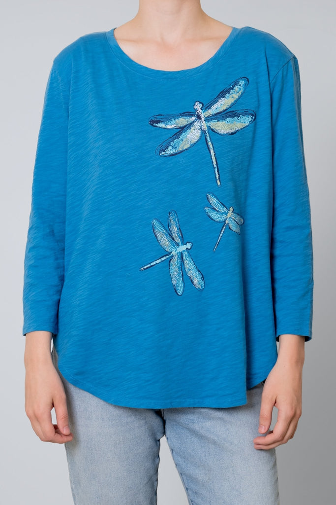 Dragonfly Cotton Tee - Escape by Habitat - The Wardrobe