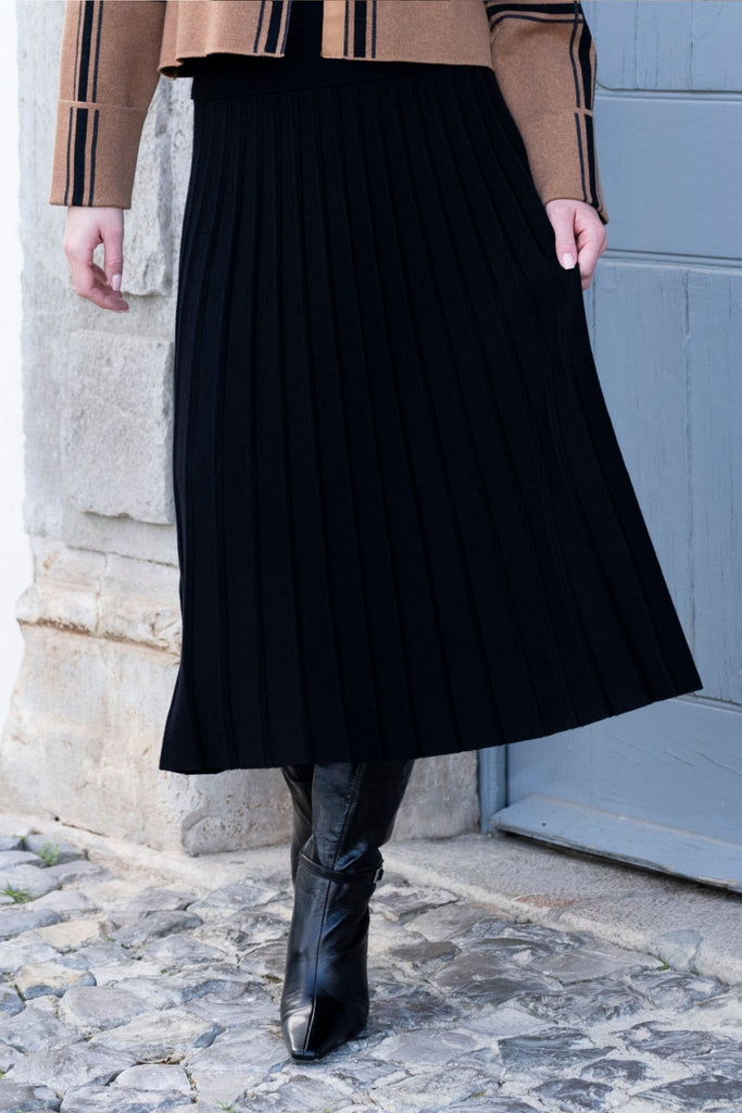 Eilis Skirt - Black - Marble - The Wardrobe