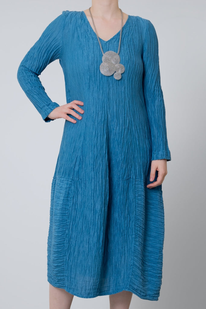 Elizabeth Silk/Linen Dress - Grizas - The Wardrobe