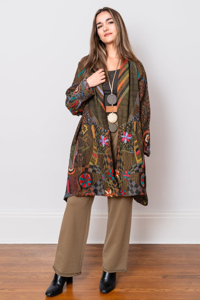 Embroidered Jacket - Wren - BaBa Imports - The Wardrobe