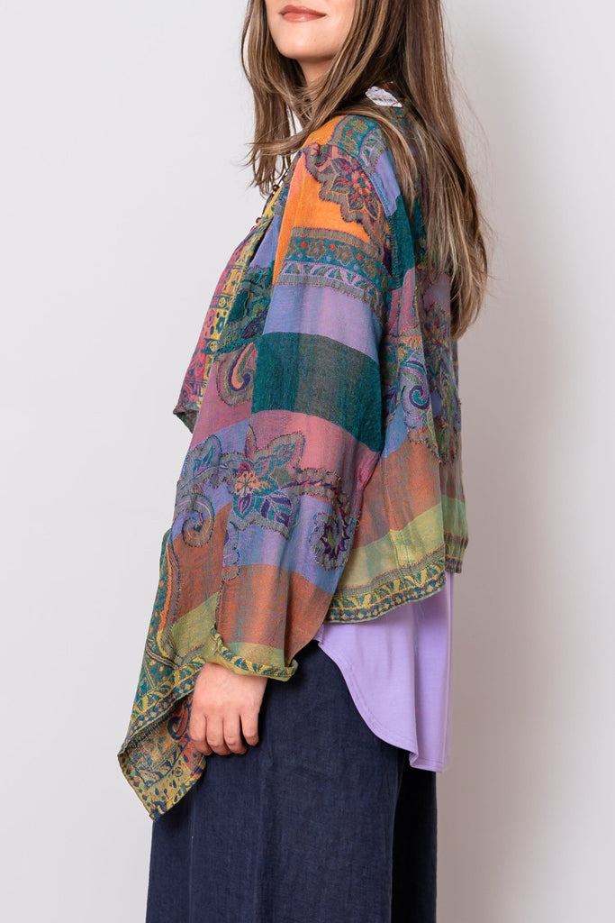 Embroidered Short Jacket - Tilda - BaBa Imports - The Wardrobe