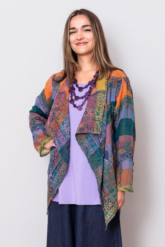 Embroidered Short Jacket - Tilda - BaBa Imports - The Wardrobe
