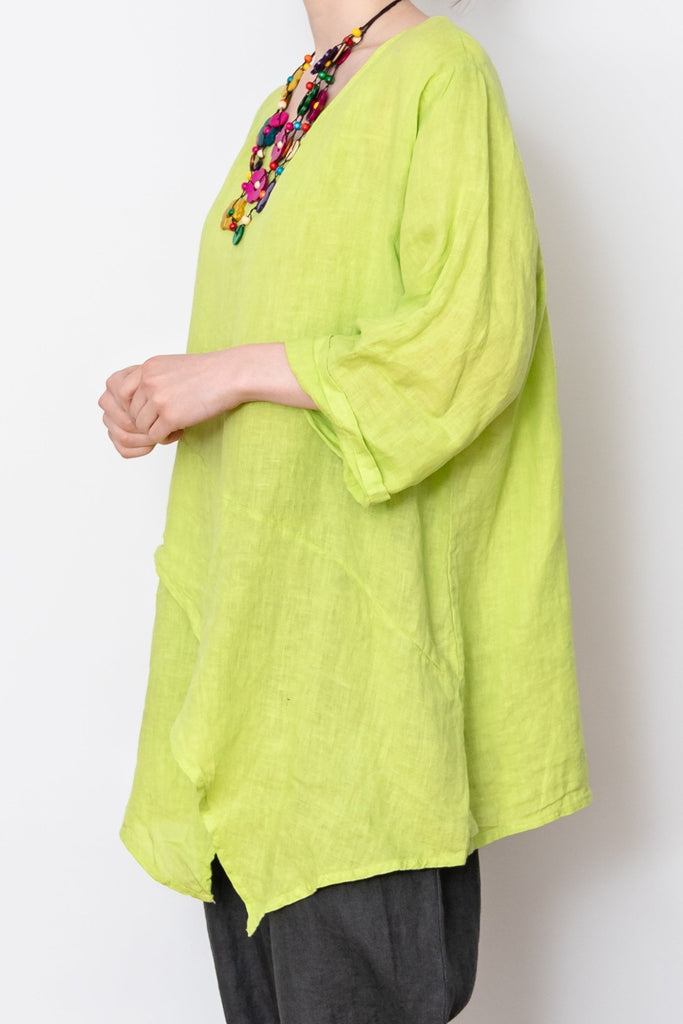 Friday Linen Tunic - Made in Italy - The Wardrobe