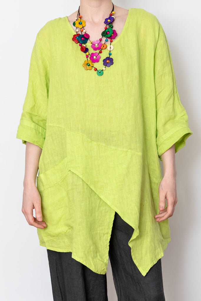 Friday Linen Tunic - Made in Italy - The Wardrobe