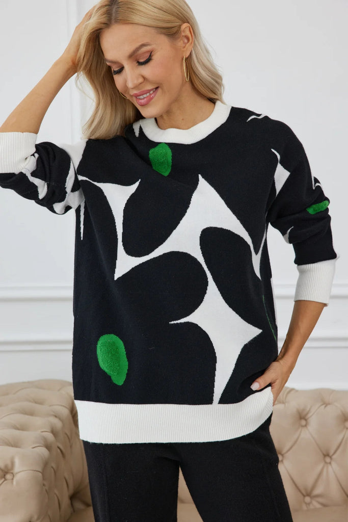 Garden Sweater - Orange Fashion - The Wardrobe