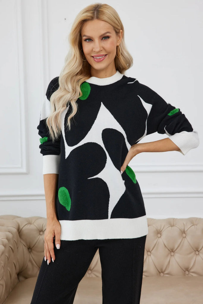 Garden Sweater - Orange Fashion - The Wardrobe