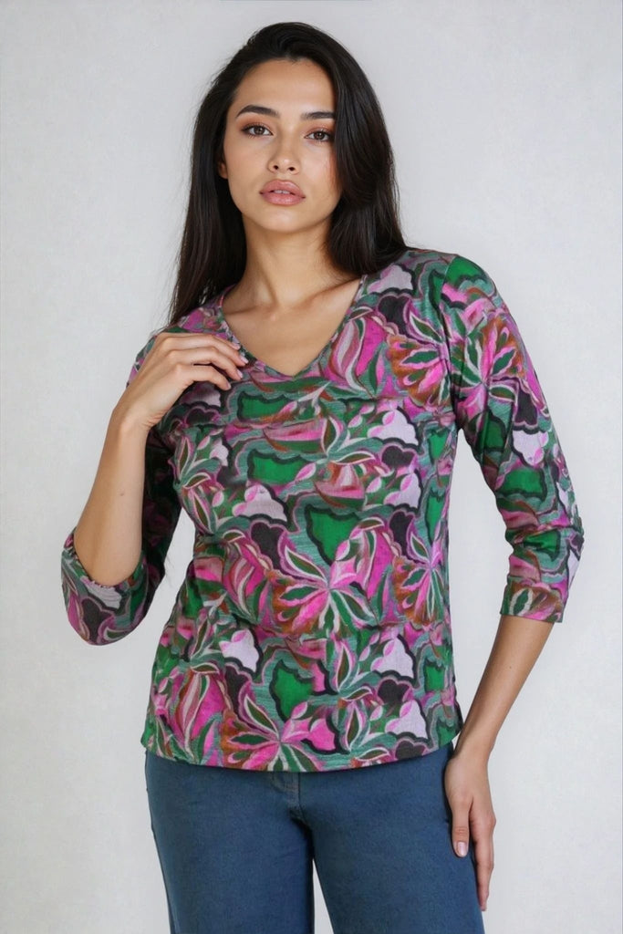 Genevive Tee - Parsley & Sage - The Wardrobe