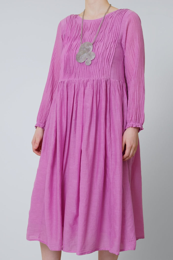 Imogen Cotton/Silk Dress - Grizas - The Wardrobe