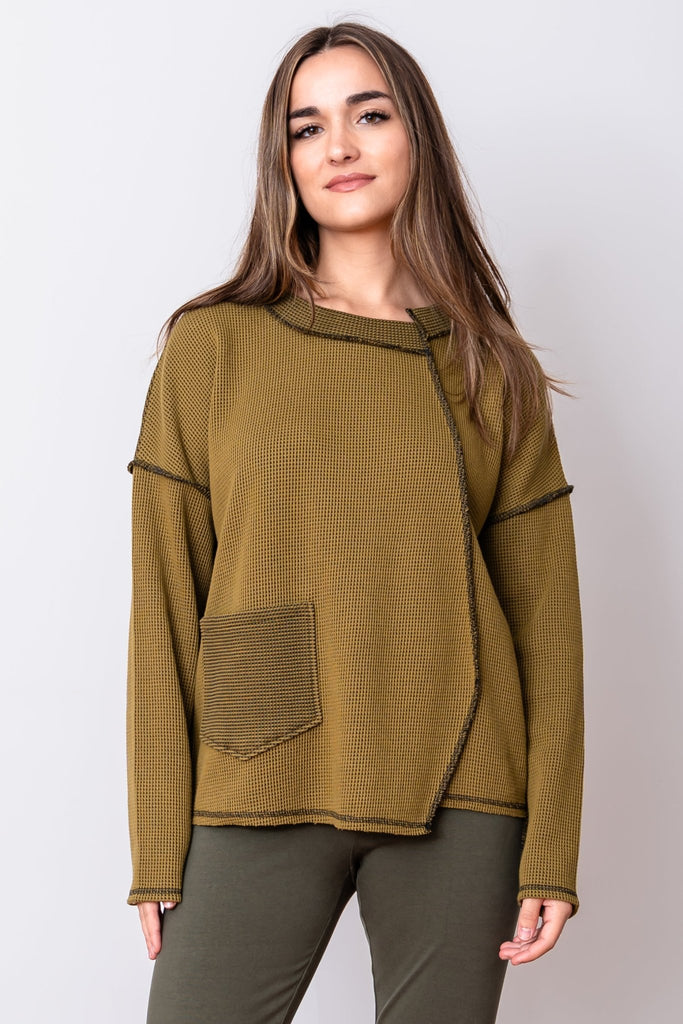 Inside Out Pullover - Avocado - Habitat - The Wardrobe