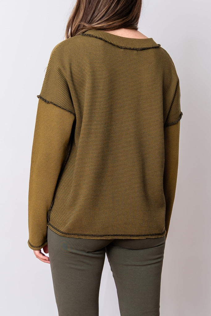 Inside Out Pullover - Avocado - Habitat - The Wardrobe