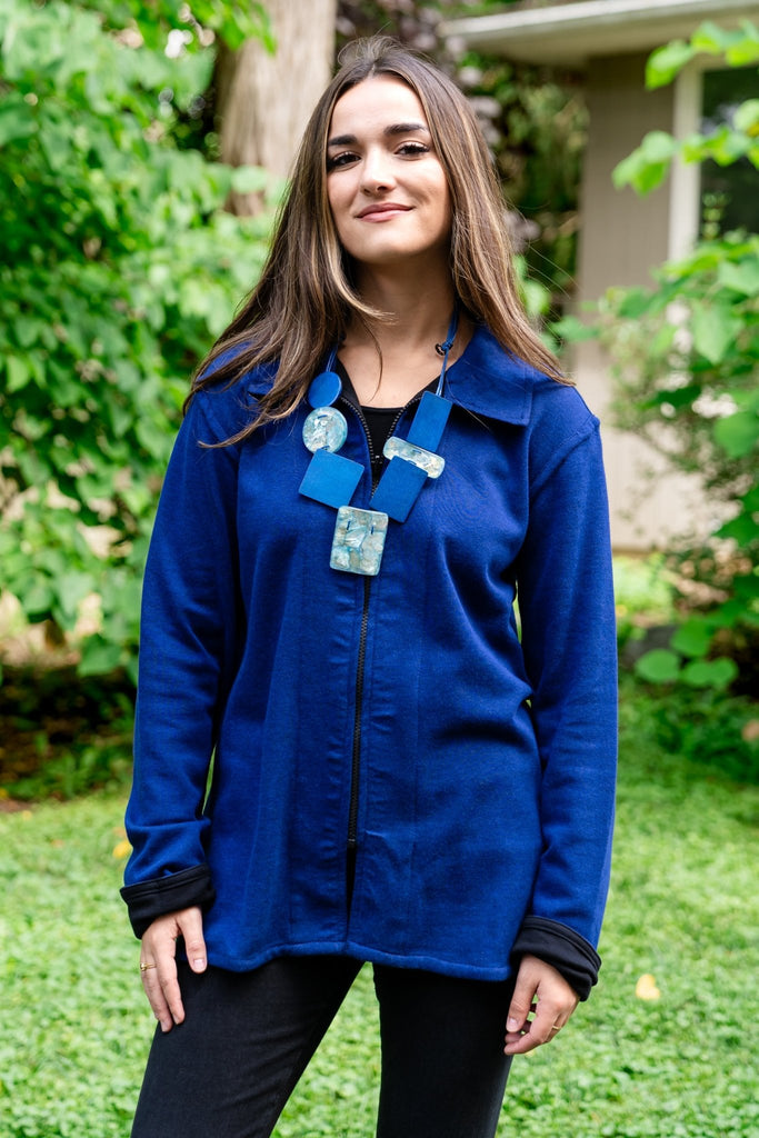 Iris Reversible Jacket - Parsley & Sage - The Wardrobe