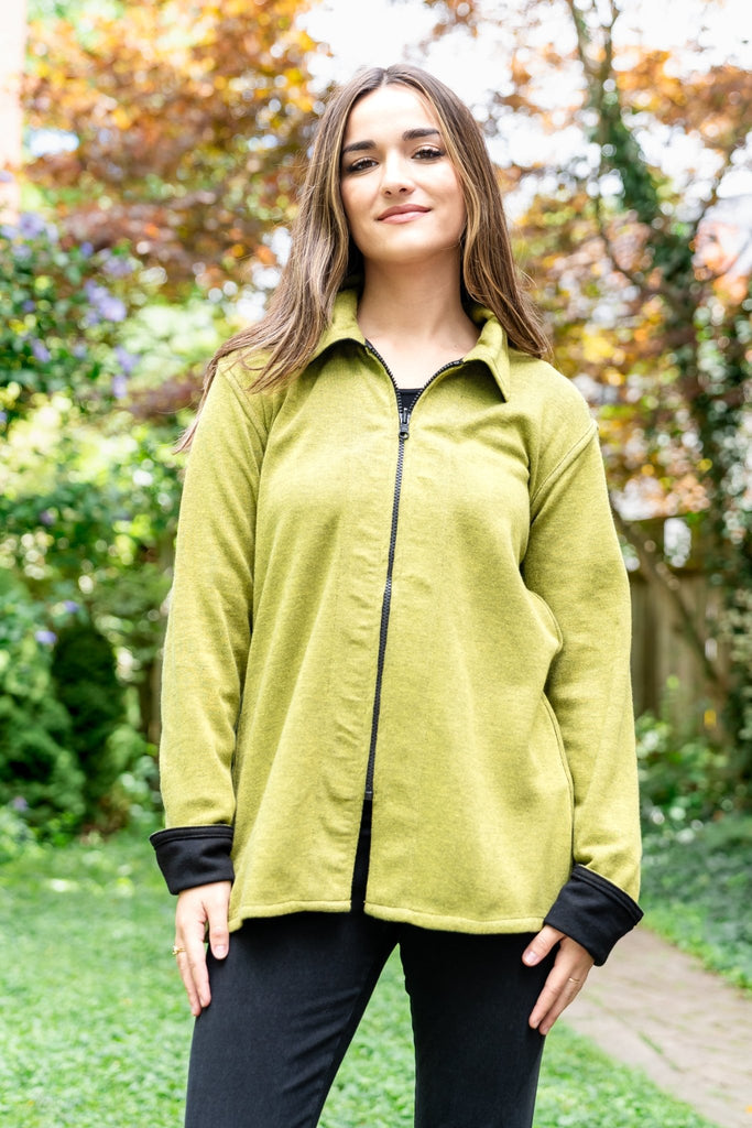 Iris Reversible Jacket - Parsley & Sage - The Wardrobe
