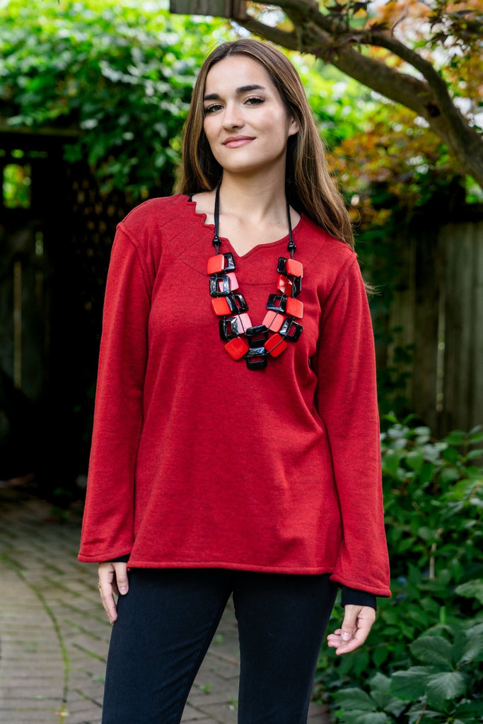 Iris Reversible Top - Parsley & Sage - The Wardrobe